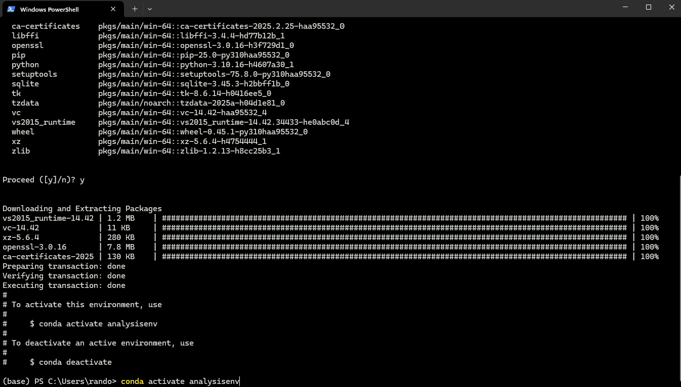 Step 3: Activate environment